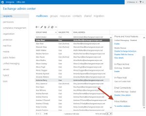 Moving Exchange Server 2013 Mailboxes