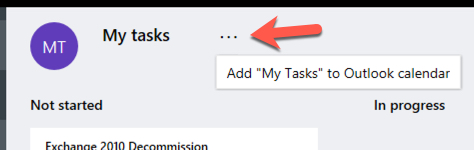 You Might Want to Turn Off Outlook Sync of My Tasks in Microsoft Planner