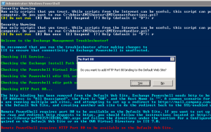 Fixing Exchange 2010 Management Tools WinRM Errors