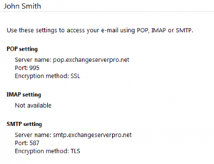 How to Publish POP3 Client Settings to Users with Exchange 2010 SP1