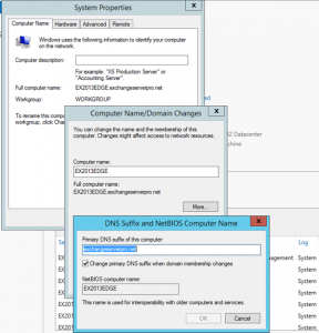 Installing an Exchange Server 2013 Edge Transport Server