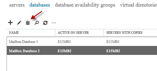 Exchange 2013 Database Removal Error: &#8220;This mailbox database contains one or more mailboxes&#8221;