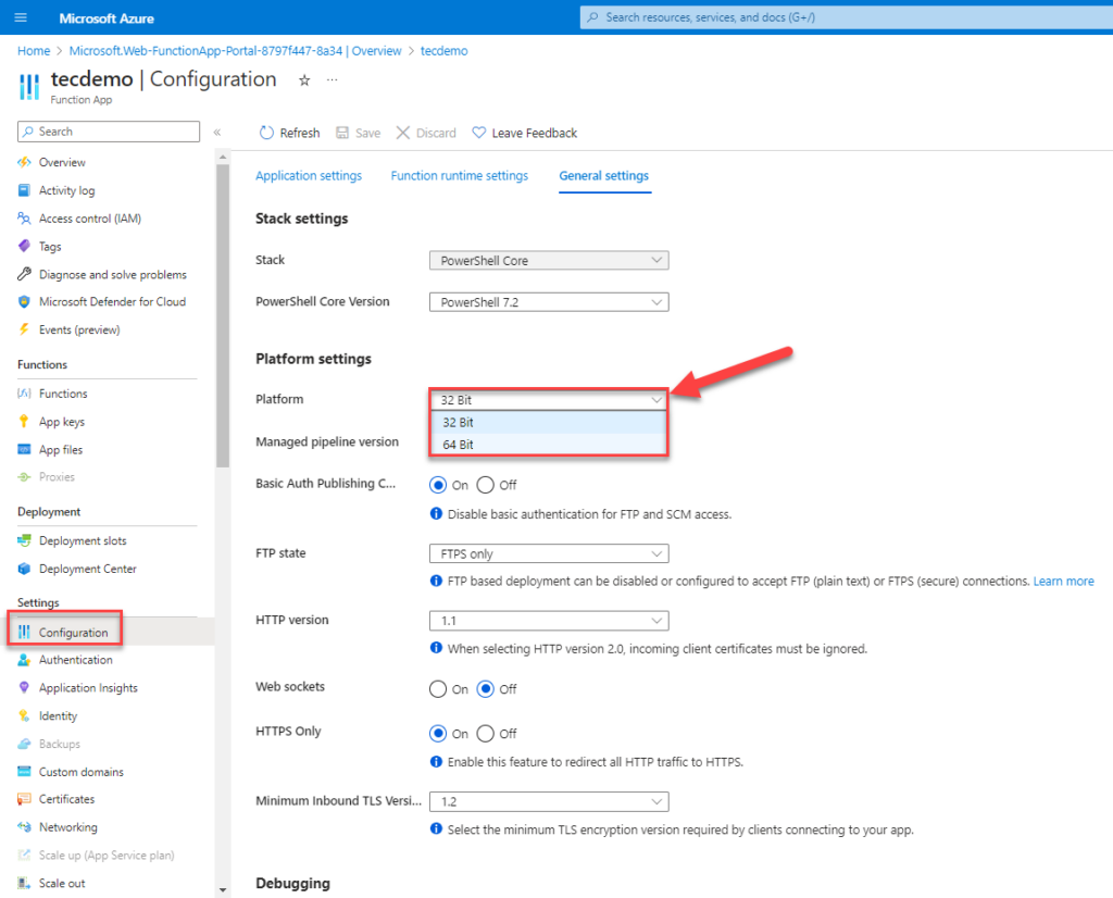 Using Azure Functions for Exchange Online 