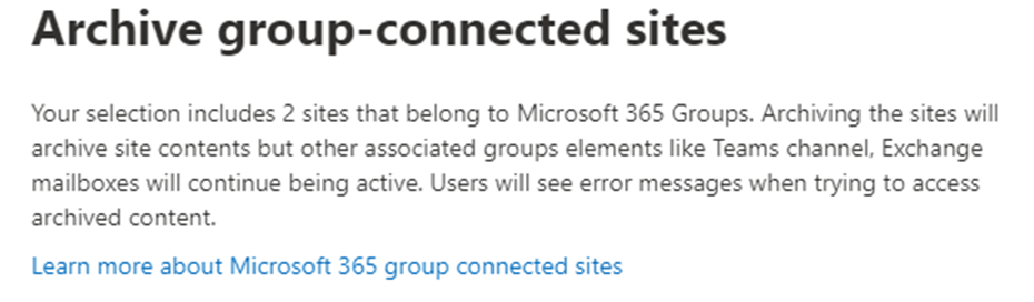 Practical Admin: Archiving Options for Sites and Teams in Microsoft 365
