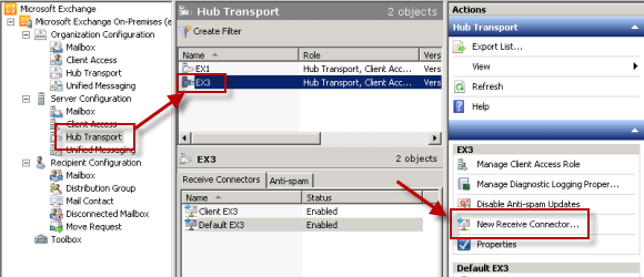 How to Configure a Relay Connector for Exchange Server 2010