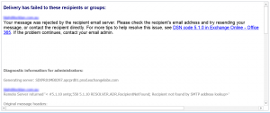 Office 365 Bringing Much Needed Clarity to Email Non-Delivery Reports (NDRs)