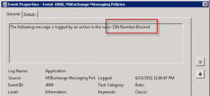 Exchange 2007/2010 Transport Rule Logging